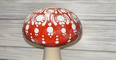 Sign Up Here Toadstool Mandala Mushroom Painting Class