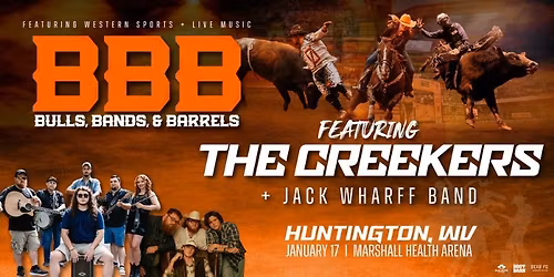 Bulls, Bands & Barrels with The Creekers and The Jack Wharff Band
