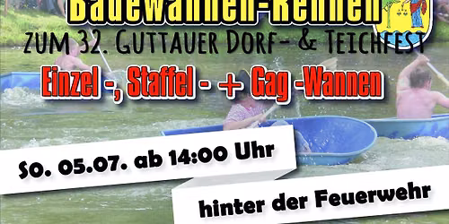 Badewannen-Rennen