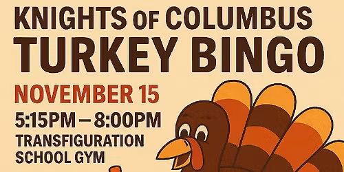 2025 Knights of Columbus Turkey Bingo