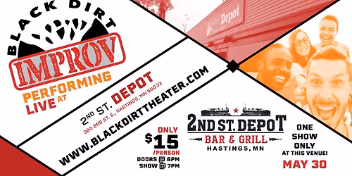 Black Dirt Improv at the 2nd Street Depot (Final Show of the Season!)