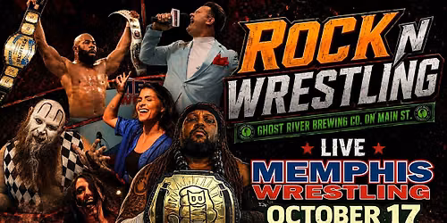 OCT. 17  |  Rock 'n Wrestling at Ghost River Brewing Co.