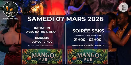 SOIR\u00c9E SBKS AU MANGO PUB