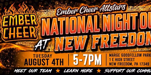 Ember Cheer at National Night Out