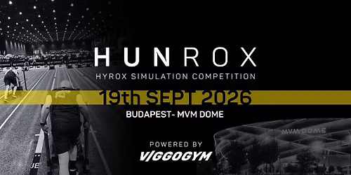 HUNROX - els\u0151 ar\u00e9n\u00e1s HYROX szimul\u00e1ci\u00f3s verseny Magyarorsz\u00e1gon