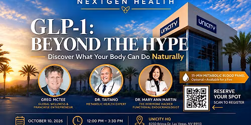 NEXTGEN HEALTH: GLP-1 Beyond the Hype | Las Vegas