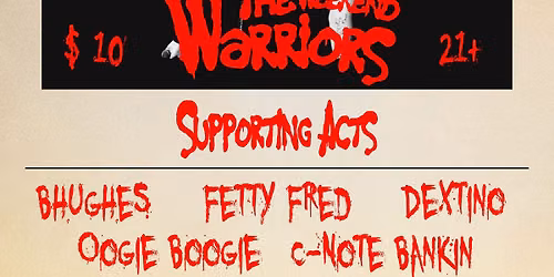 The Weekend Warriors Tour - Whiskey Dicks: Livonce, Rowdy Kranz, Coldsaint, Skykrow & More $10