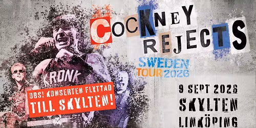 COCKNEY REJECTS + SUPPORT