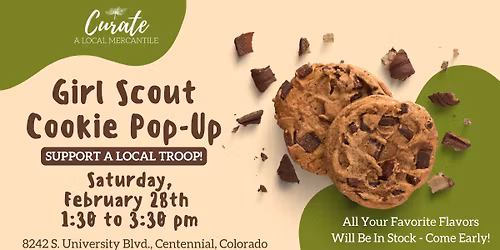 Girl Scout Cookies | Support a Local Troop @ Curate Mercantile!