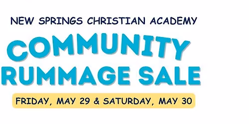 NSCA Community Rummage Sale
