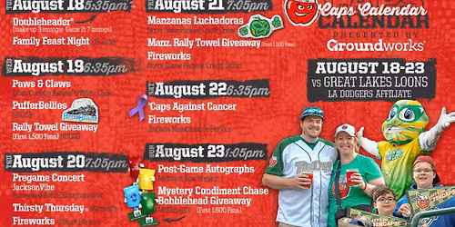 Fort Wayne Tincaps at Great Lakes Loons at Dow Diamond