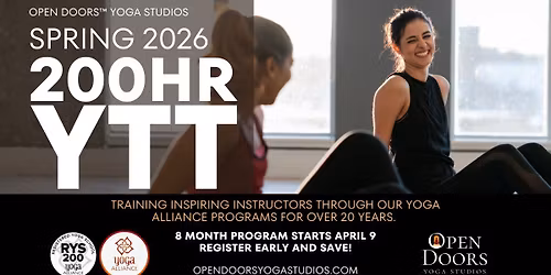 200HR Yoga Teacher Training at Open Doors\u2122 Yoga Studios, Weymouth, MA