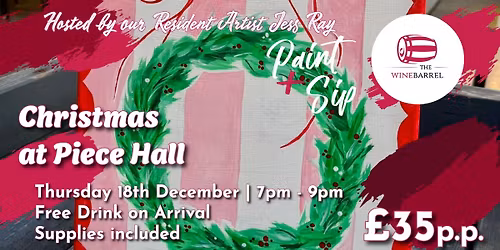 Mistletoe & Masterpieces: Christmas Paint & Sip