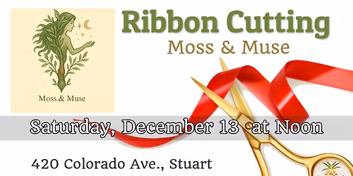 Moss & Muse Ribbon Cutting