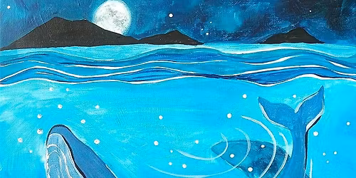 Paint and Wine Night in Timaru - Beneath the Blue