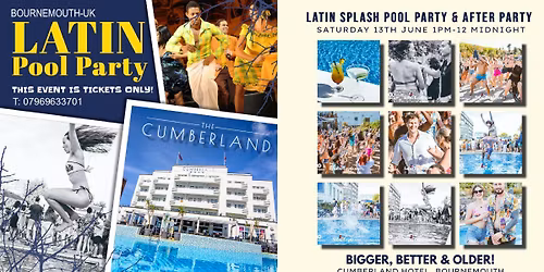 LATIN SPLASH POOL PARTY & AFTER PARTY! CLASSES\/SOCIAL, BOURNEMOUTH