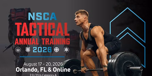 2026 NSCA TACTICAL ANNUAL TRAINING