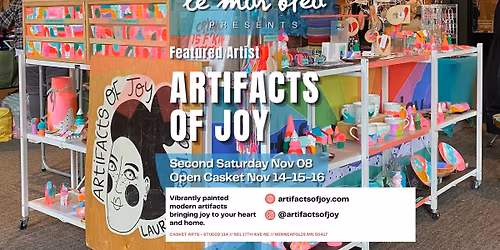 LE MUR BLEU \/\/ Second Saturday Guest Artists in Studio 114