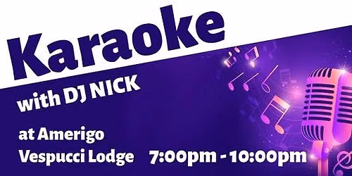 Karaoke at the VESPUCCI LODGE in Danbury — 10 Christopher Columbus Ave, Danbury, CT 06810-7352, United States