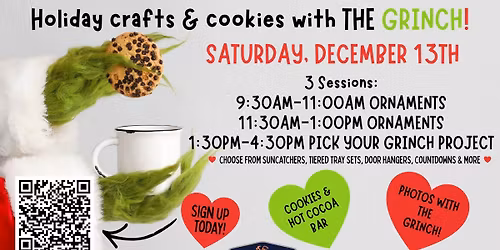 Cookies & Crafts with the GRINCH
