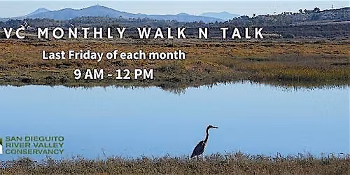SDRVC Monthly Walk N Talk @ Crest Canyon & River Path Del Mar