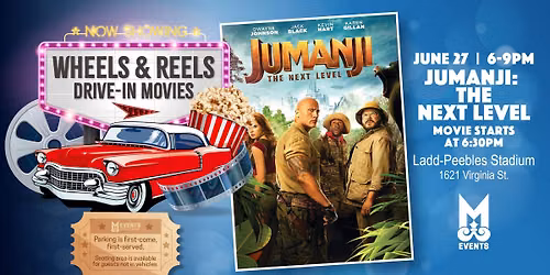 Wheels & Reels Drive-In Movies: Jumanji The Next Level