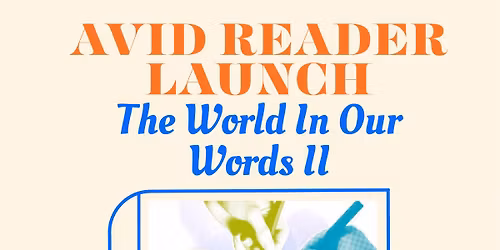 Poetry Launch, Avid Reader, West End Brisbane, The World In Our Words II