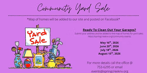 Community Yard Sales