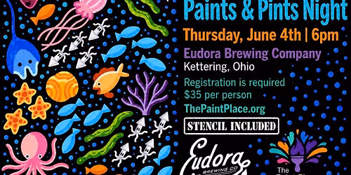 "The Coral Crew" Paints and Pints Night 