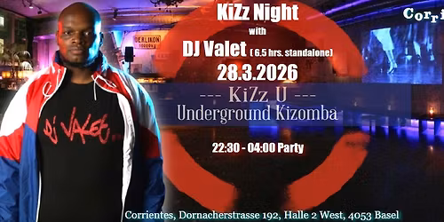 KiZz Night 28.3.2026 DJ Valet - Party Only!