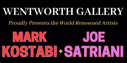 In-Person Appearance by World Renowned Artists, Mark Kostabi and Joe Satriani!