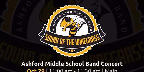 Ashford Middle School Band Concert in the Library!