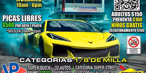 Reapertura Aut\u00f3dromo Aguascalientes 1\/4 de Milla