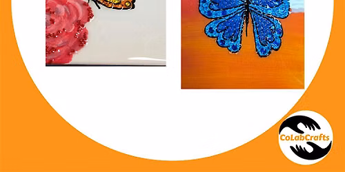 Shattered Beauty: Butterfly Canvas Art