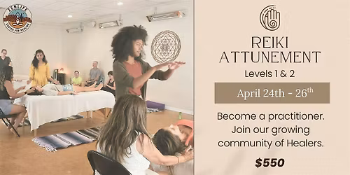 Reiki Attunement: Levels 1 &2