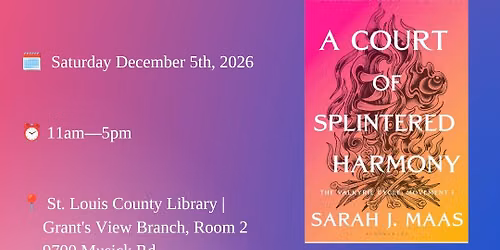 A Court Of Books & Banter in St. Louis Book Club (12\/5)
