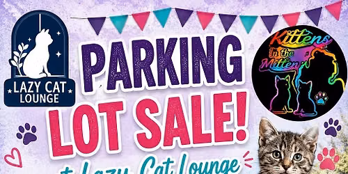 Parking lot sale!