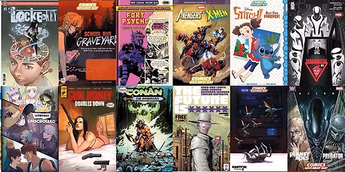 Free Comic Book Day at Merlyn's Saturday May 2nd all day