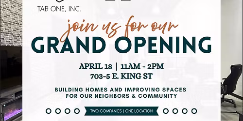 Grand Opening Heaths Home Zone & Tab One Inc.