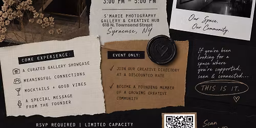 S'MARIE PHOTOGRAPHY GALLERY & CREATIVE HUB - ONE YEAR of VISION, COMMUNITY, & GROWTH