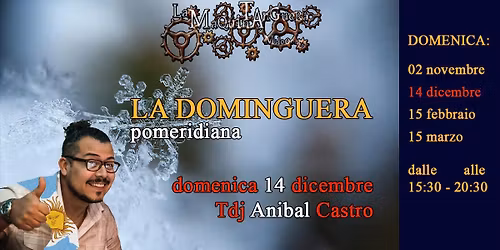 LA DOMINGUERA POMERIDIANA a La M\u00e1quina Tanguera Rimini ASD