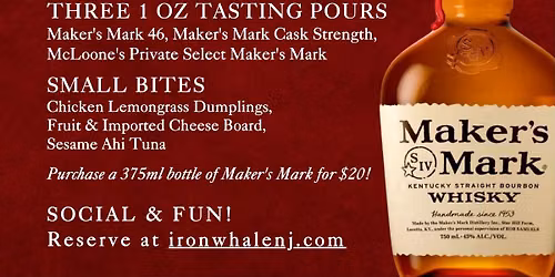 Maker's Mark tasting event and wax dipping