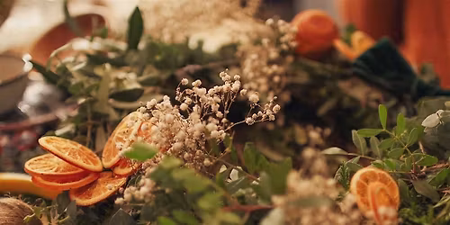 Dried wreath workshop