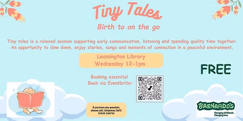 Tiny Tales- Sensory story time - LEAMINGTON LIBRARY