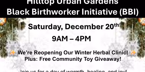 Winter Wellness Clinic and Toy Distribution