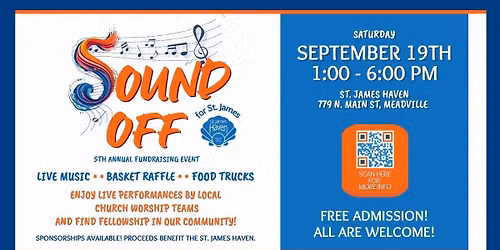 Sound Off for St. James Haven Concert Fundraiser