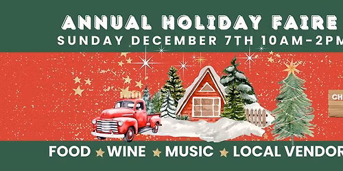 Annual Holiday Faire at The Flower Farm