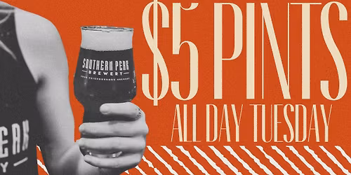 $5 Pint Night at Southern Peak Brewery