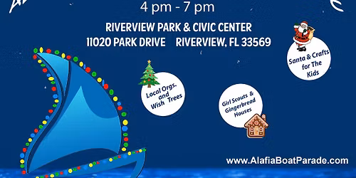 41st Annual Alafia Lighted Boat Parade     \ufffd