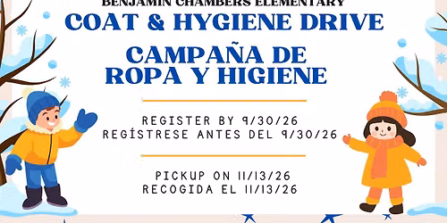 Coat & Hygiene Drive - Campa\u00f1a de Ropa y Higiene
